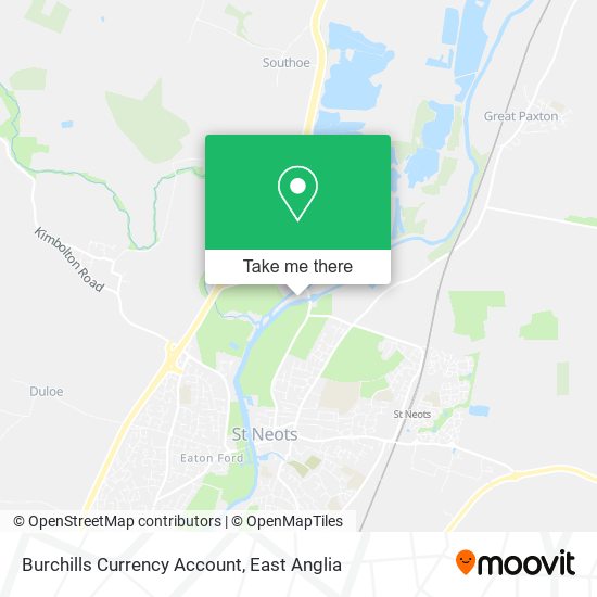 Burchills Currency Account map