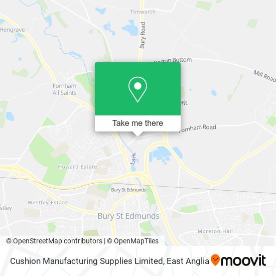 Cushion Manufacturing Supplies Limited map