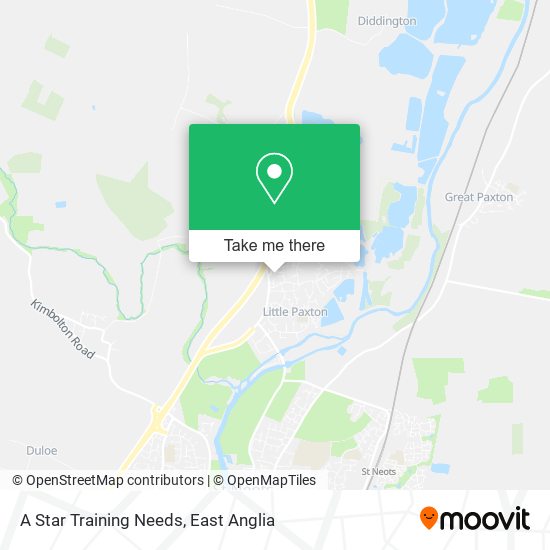 A Star Training Needs map