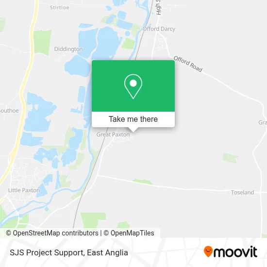 SJS Project Support map