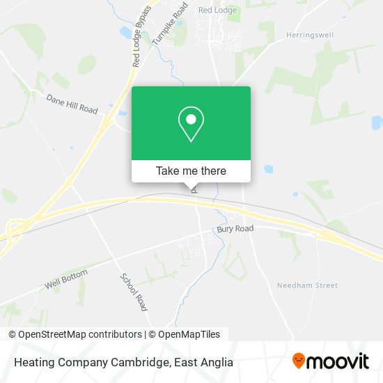 Heating Company Cambridge map