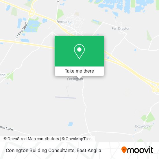 Conington Building Consultants map