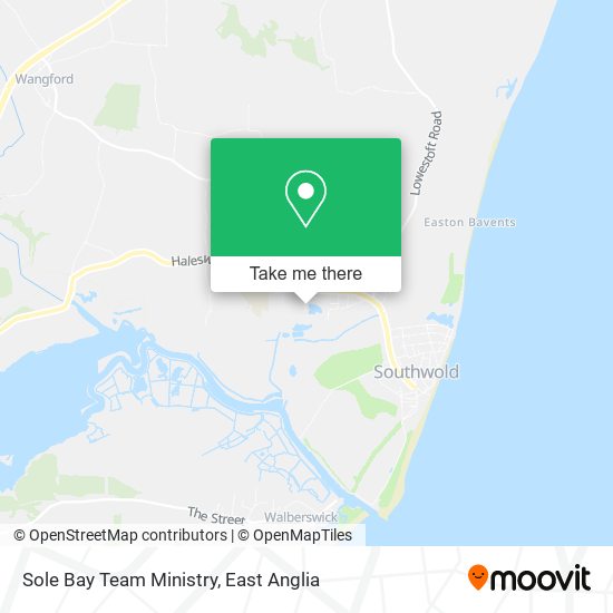 Sole Bay Team Ministry map