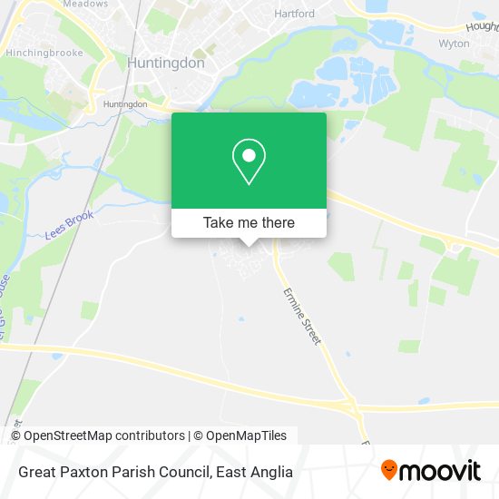 Great Paxton Parish Council map