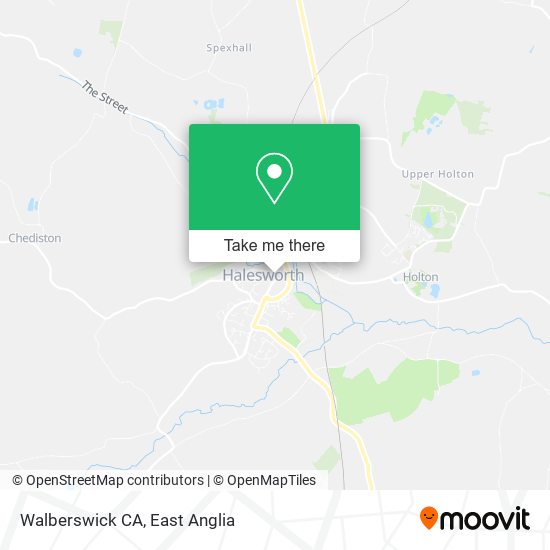 Walberswick CA map
