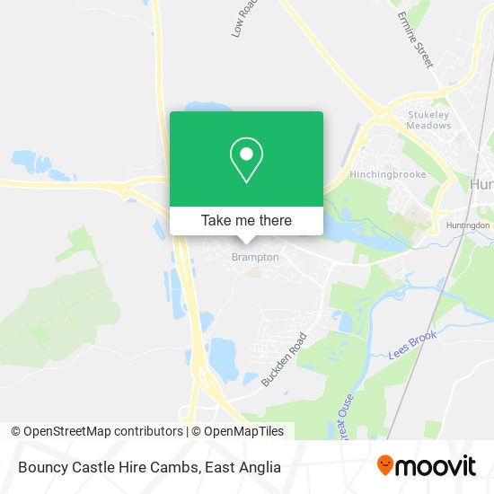 Bouncy Castle Hire Cambs map