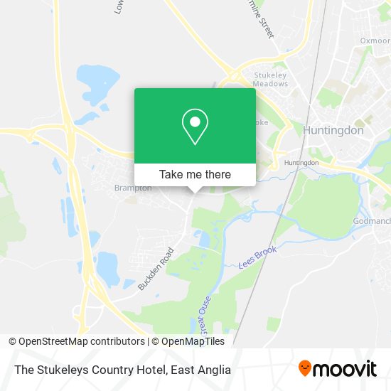 The Stukeleys Country Hotel map