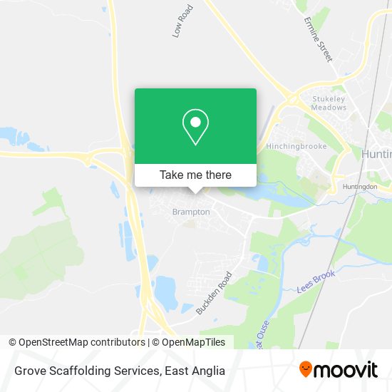 Grove Scaffolding Services map