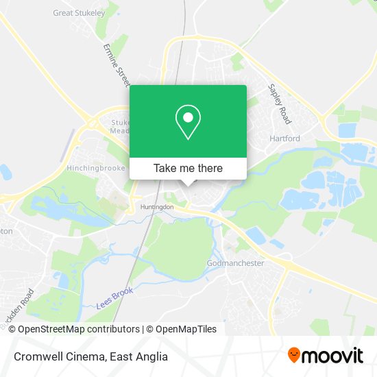 Cromwell Cinema map