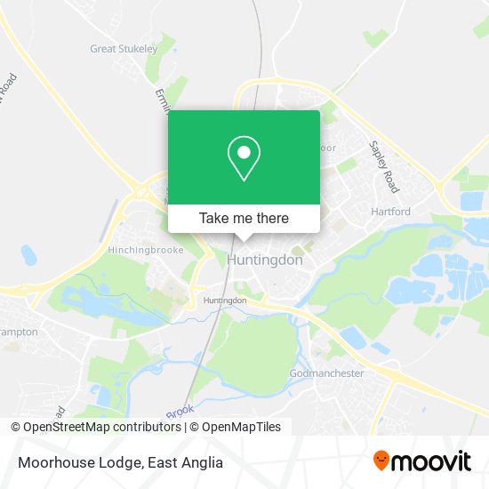 Moorhouse Lodge map