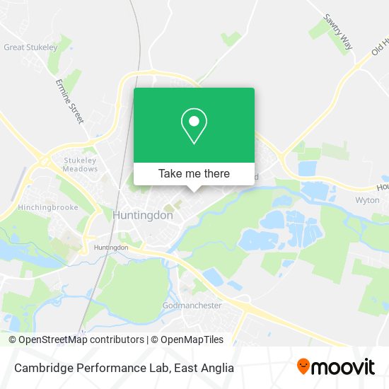 Cambridge Performance Lab map