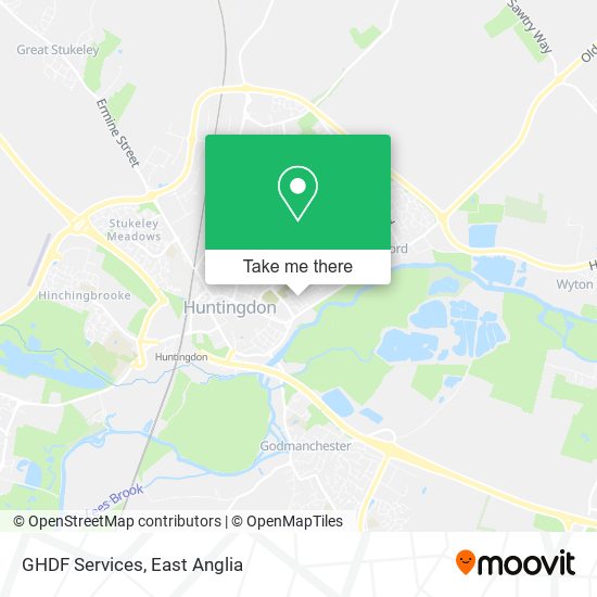 GHDF Services map