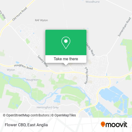 Flower CBD map