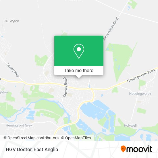 HGV Doctor map