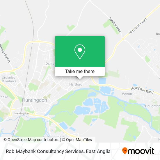 Rob Maybank Consultancy Services map