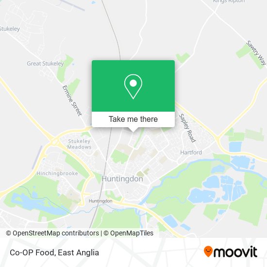 Co-OP Food map