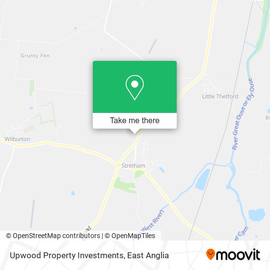 Upwood Property Investments map