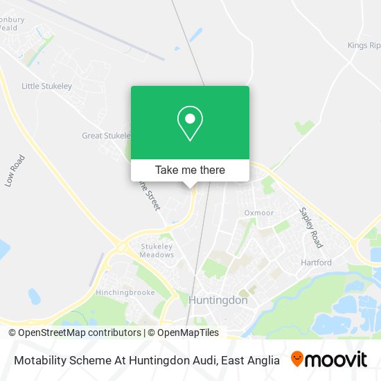 Motability Scheme At Huntingdon Audi map