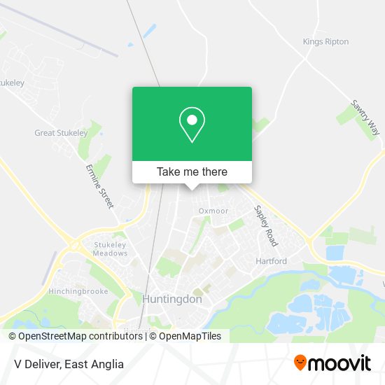 V Deliver map