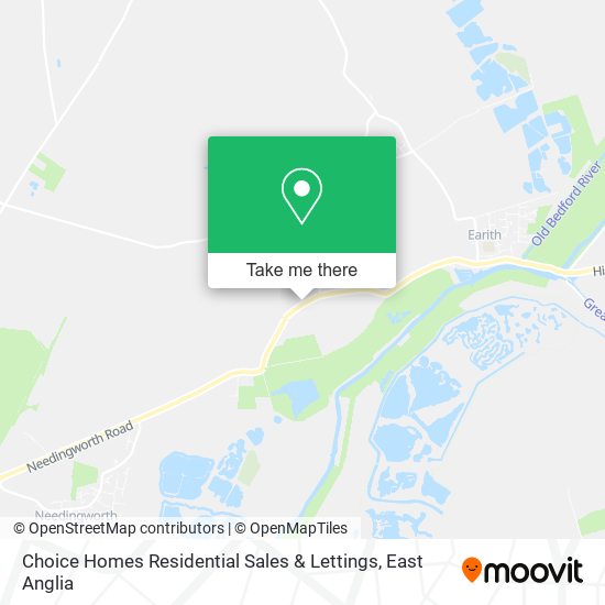Choice Homes Residential Sales & Lettings map