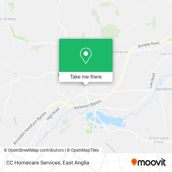 CC Homecare Services map