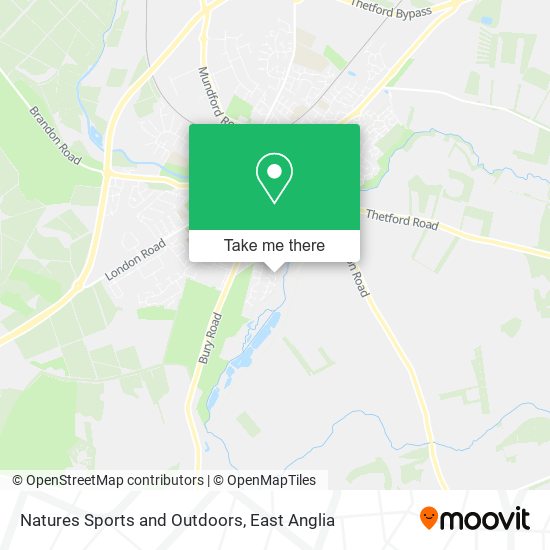Natures Sports and Outdoors map