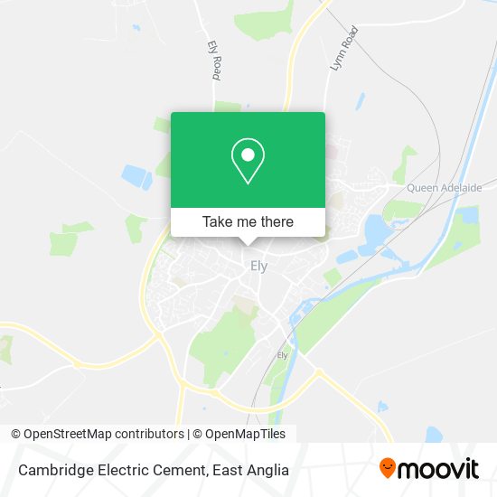 Cambridge Electric Cement map