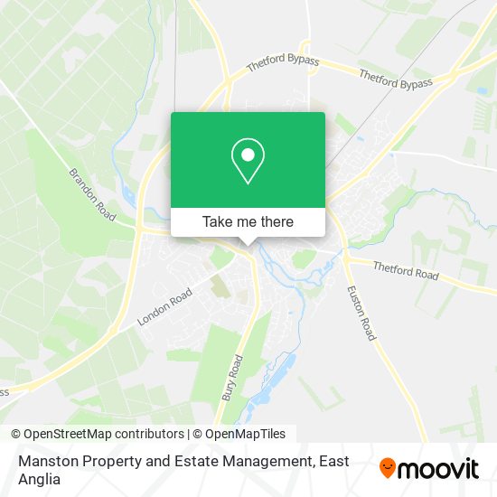 Manston Property and Estate Management map