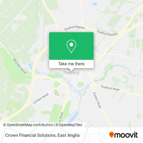 Crown Financial Solutions map