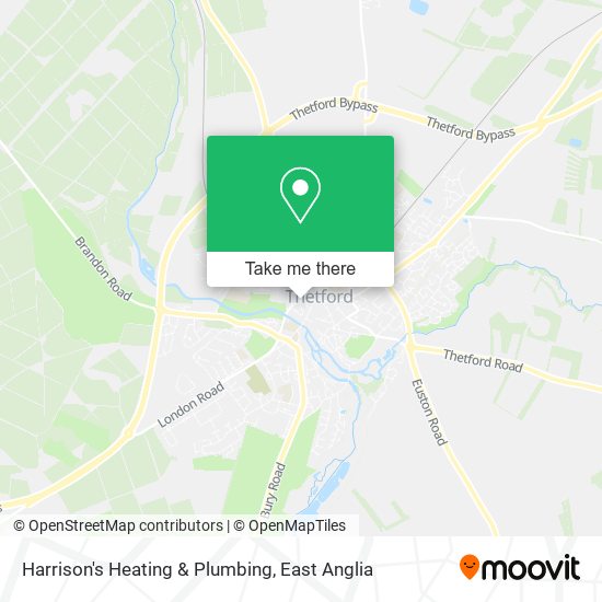 Harrison's Heating & Plumbing map