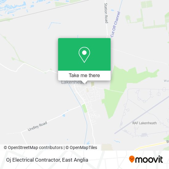 Oj Electrical Contractor map