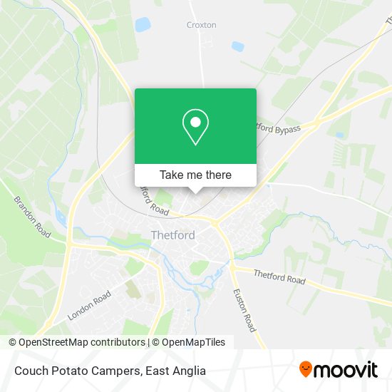 Couch Potato Campers map