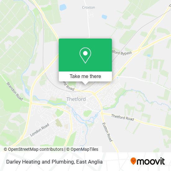 Darley Heating and Plumbing map