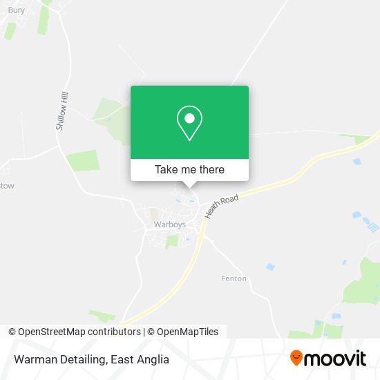 Warman Detailing map