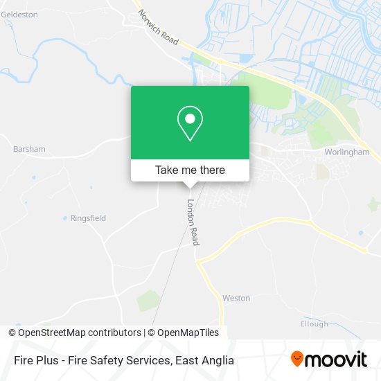 Fire Plus - Fire Safety Services map