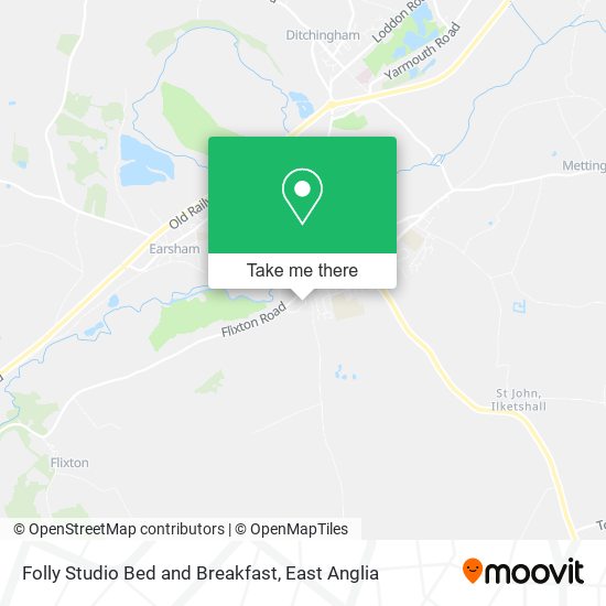 Folly Studio Bed and Breakfast map