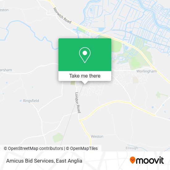 Amicus Bid Services map