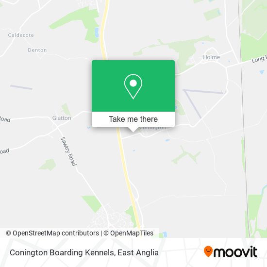 Conington Boarding Kennels map