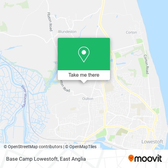 Base Camp Lowestoft map