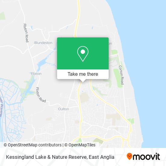 Kessingland Lake & Nature Reserve map