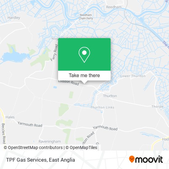 TPF Gas Services map
