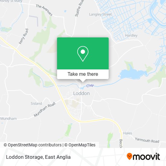 Loddon Storage map