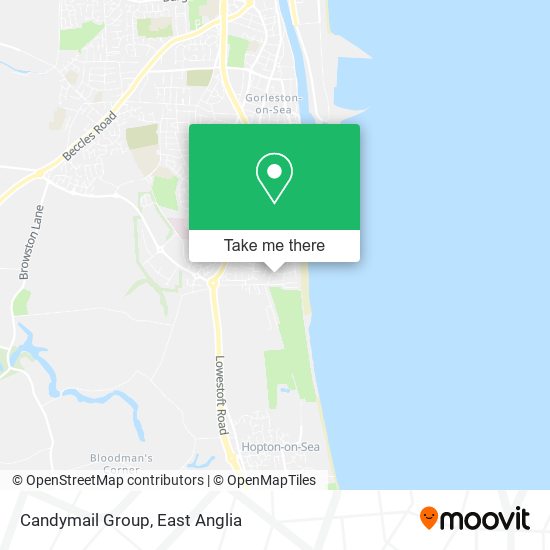 Candymail Group map