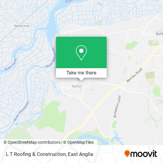 L T Roofing & Construction map
