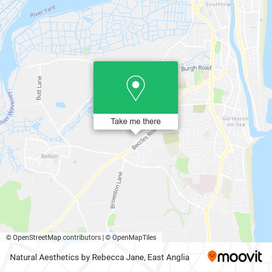 Natural Aesthetics by Rebecca Jane map