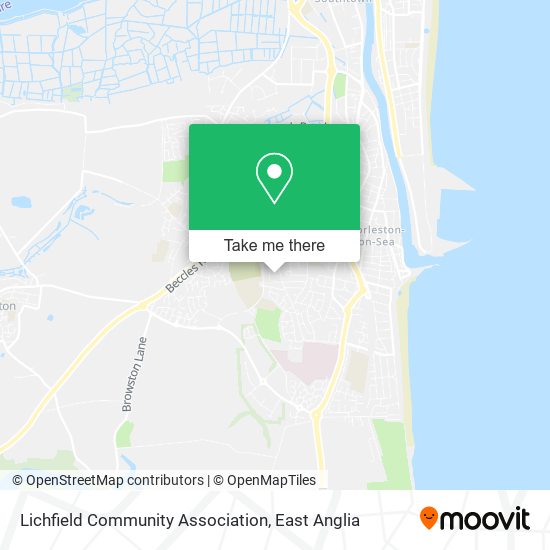 Lichfield Community Association map