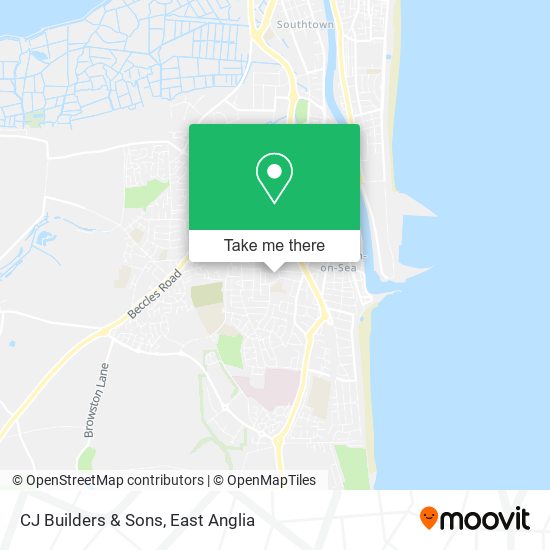 CJ Builders & Sons map