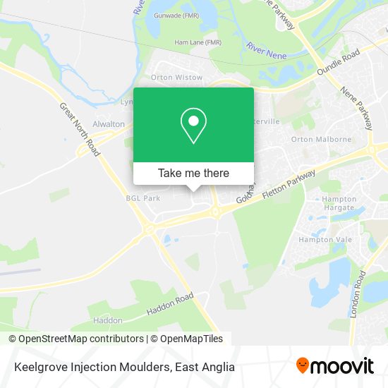 Keelgrove Injection Moulders map