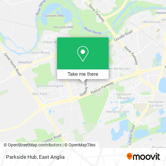 Parkside Hub map