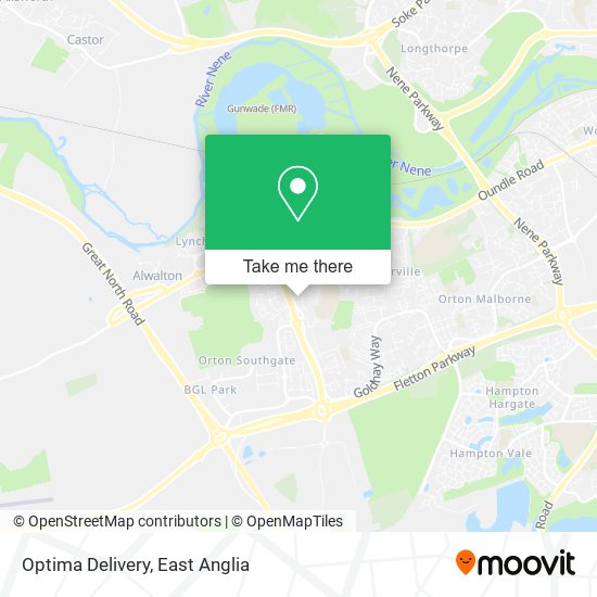 Optima Delivery map